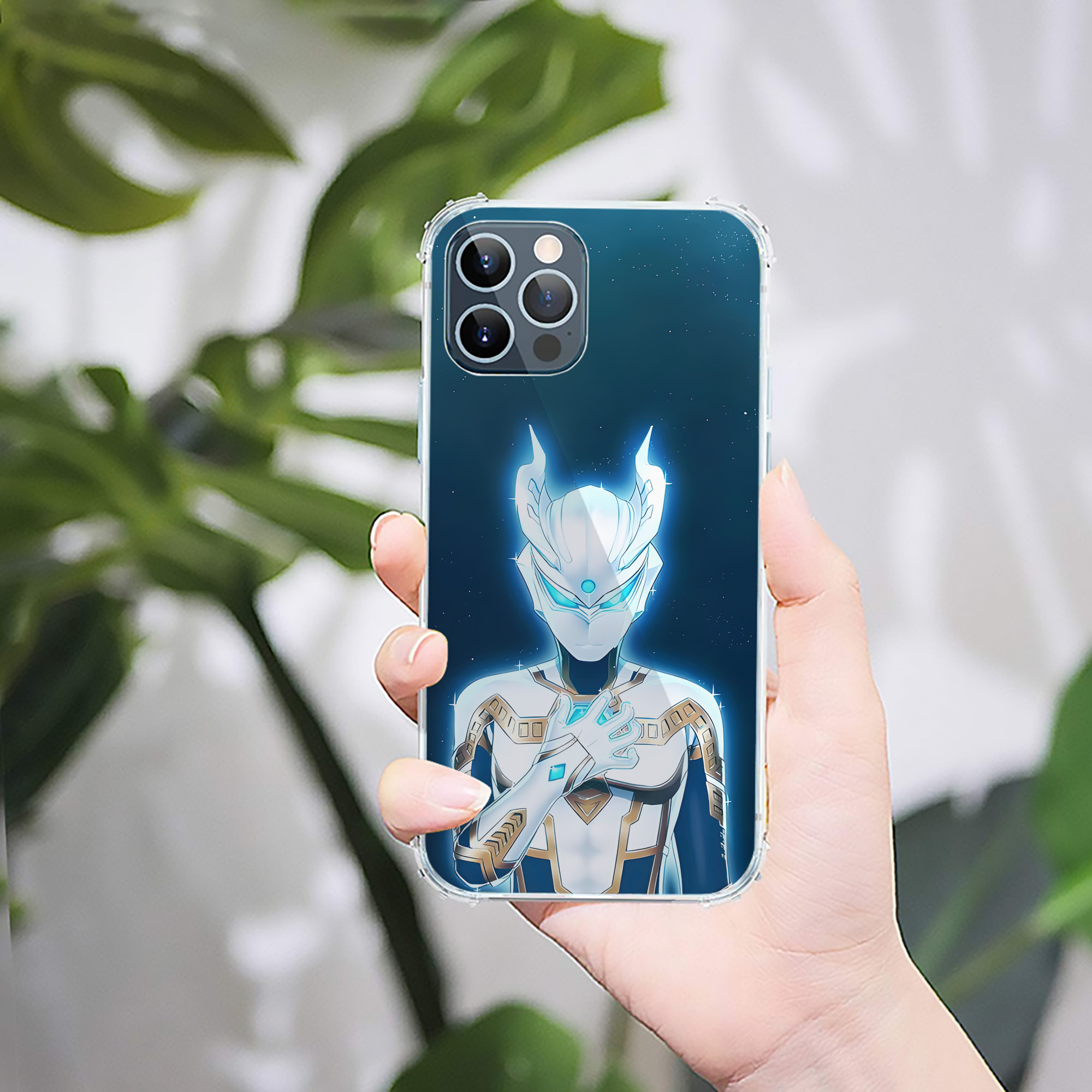 （画像用） ウルトラマン Ultraman 【iPhone 12シリーズ対応】透明スマホケース（クリアソフトケース）